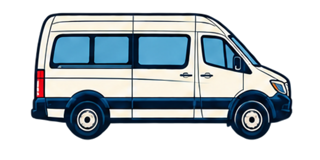 Commuter van vehicle